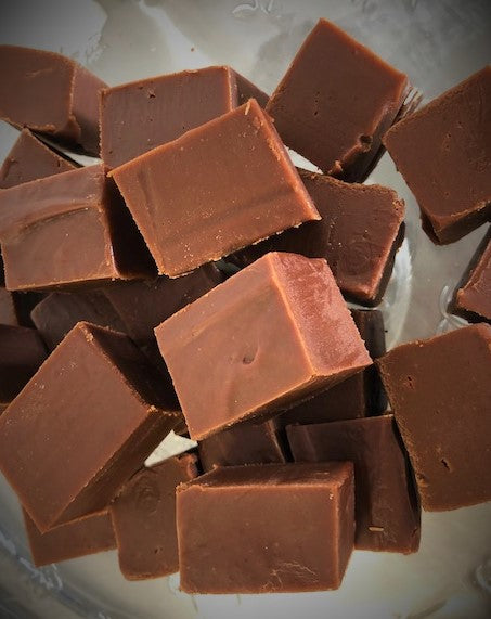 Handmade Copper Kettle Plain Chocolate Fudge With No Nuts